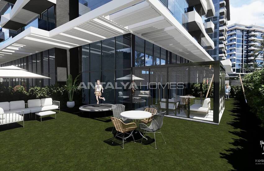 شقق حديثة في مجمع فاخر بالقرب من البحر في افسالار ألانيا 6