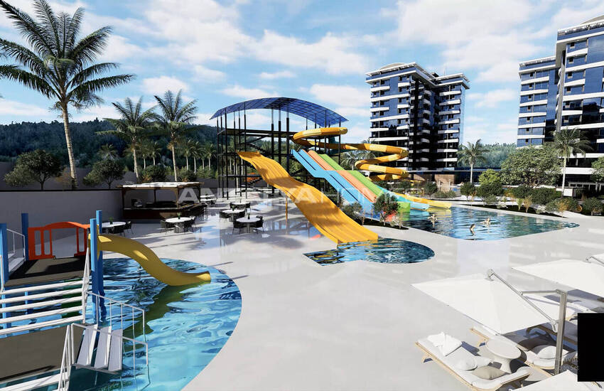 آپارتمان های لوکس در یک مجتمع با امکانات هتل در آلانیا 9