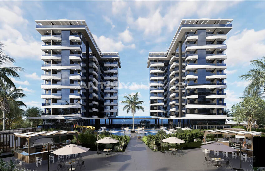 آپارتمان های لوکس در یک مجتمع با امکانات هتل در آلانیا 12