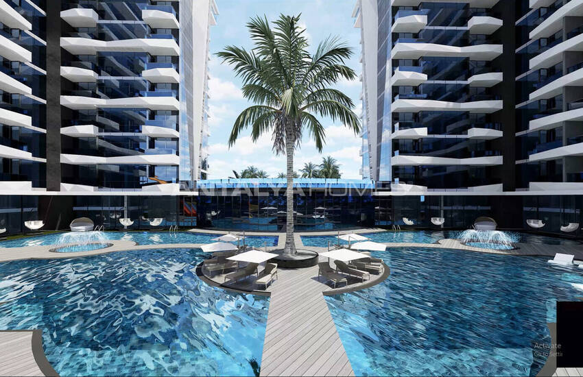 آپارتمان های لوکس در یک مجتمع با امکانات هتل در آلانیا 11