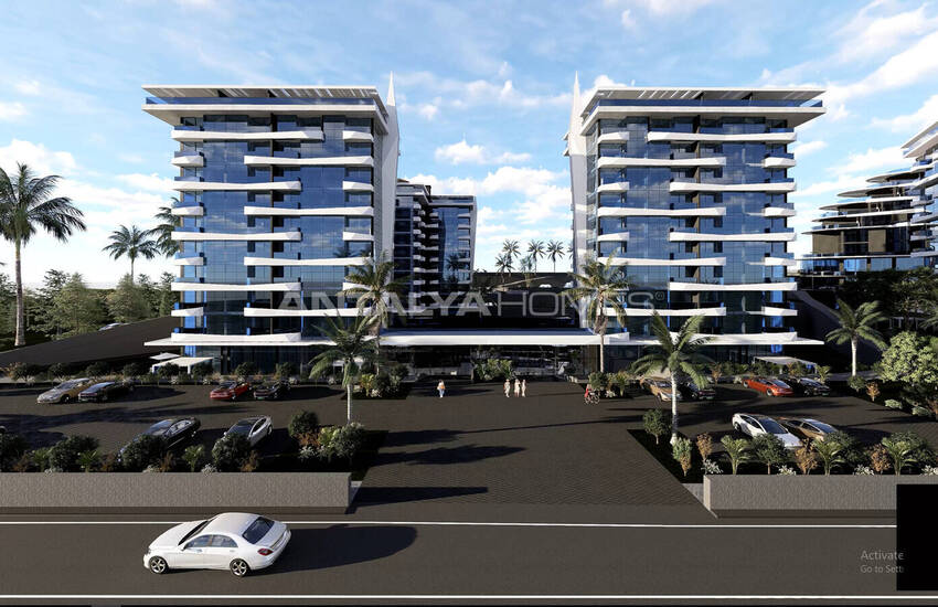 آپارتمان های لوکس در یک مجتمع با امکانات هتل در آلانیا 10