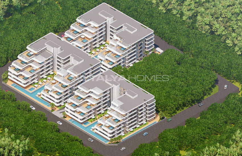 املاک نوساز با ارائه فرصت پرداخت آسان در آنتالیا 5