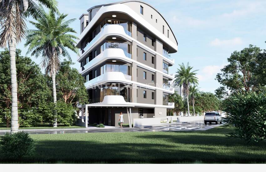 Nya Lägenheter Nära Köpcentret Stranden I Konyaalti Antalya 1