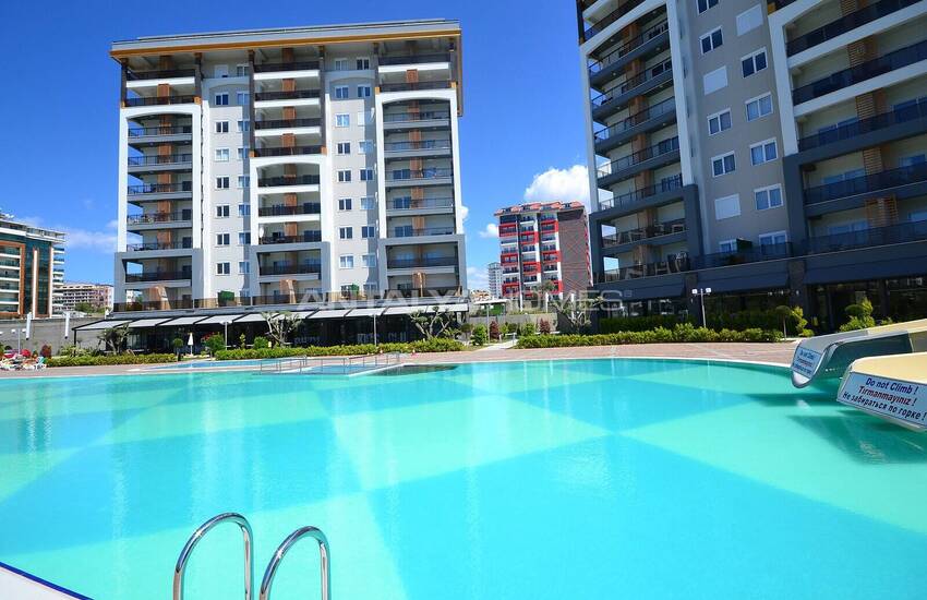 Schicke Wohnung Zum Verkauf Mit Poolblick In Avsallar, Alanya 1