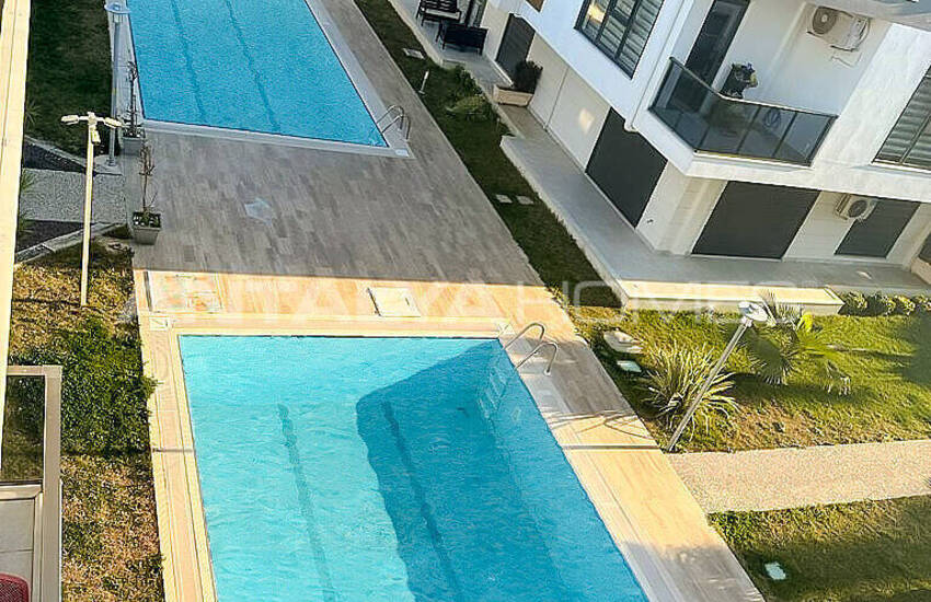 Fully Furnished Flat with Pool Near Lara Beach in Kundu 18