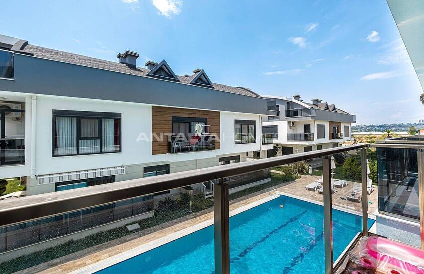 Fully Furnished Flat with Pool Near Lara Beach in Kundu 7