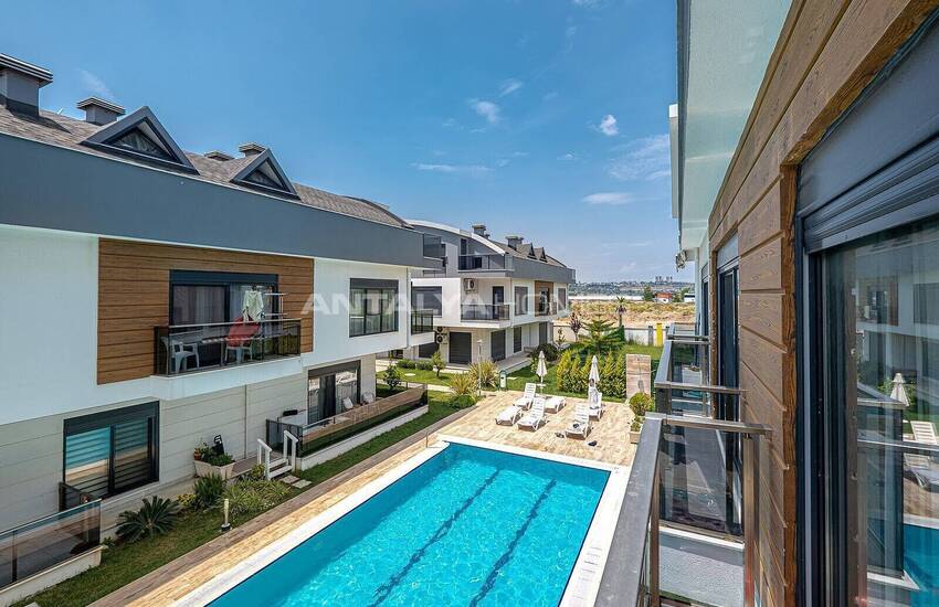 Fully Furnished Flat with Pool Near Lara Beach in Kundu 6