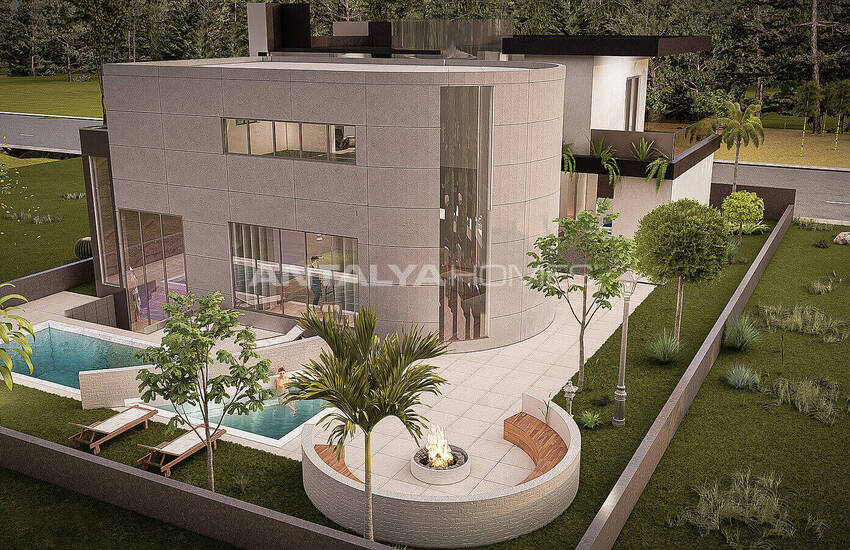4+1 Huis Met Zwembad En Parkeerplaats In Antalya Dosemealti 1