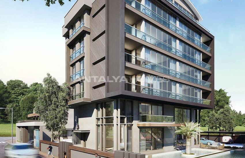 Luxe Appartementen In Een Complex Met Zwembad In Antalya Kepez 1