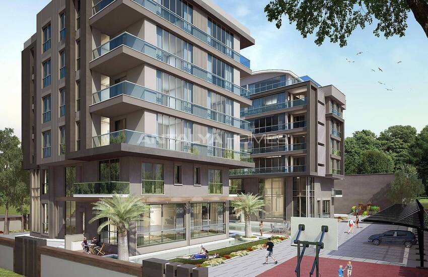 Luxe Appartementen In Een Complex Met Zwembad In Antalya Kepez 7