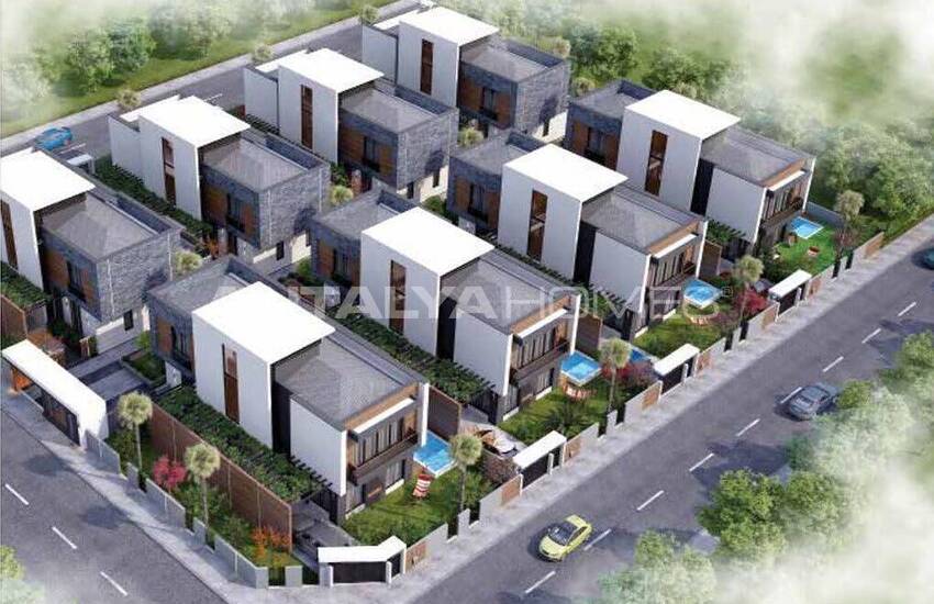 Hus Med Vinterträdgård Och Öppen Parkering I Antalya Altinkale 3