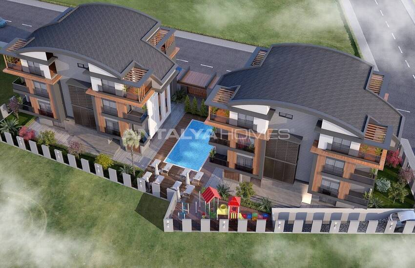 شقق مع موقف سيارات داخلي في أنطاليا كوشكافاجي 5