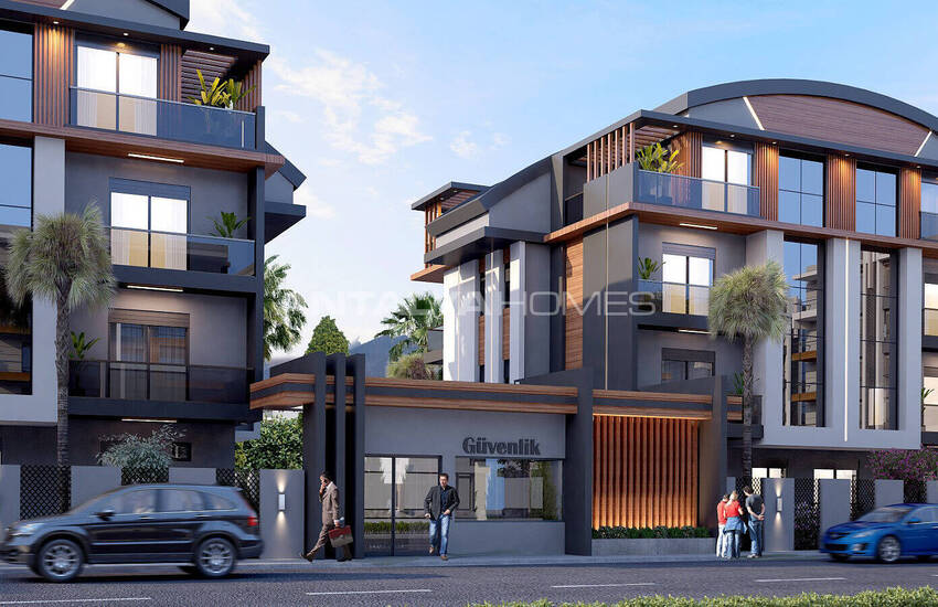 شقق مع موقف سيارات داخلي في أنطاليا كوشكافاجي 2