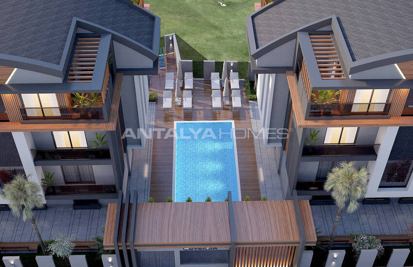 شقق مع موقف سيارات داخلي في أنطاليا كوشكافاجي 3