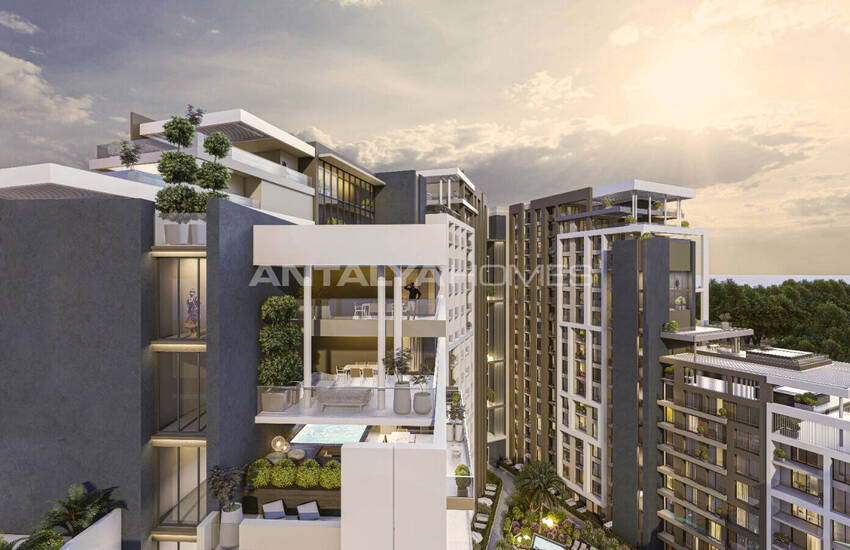 Bijzonder Ontwerp Zeezicht Appartementen In Antalya Aksu 3