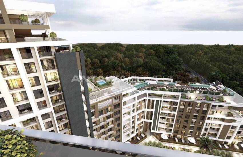 Bijzonder Ontwerp Zeezicht Appartementen In Antalya Aksu 4