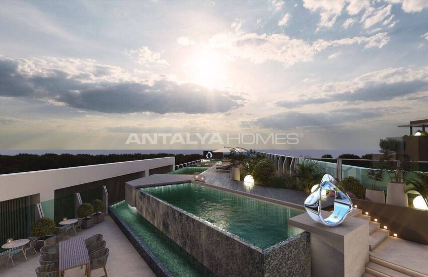 Bijzonder Ontwerp Zeezicht Appartementen In Antalya Aksu 5