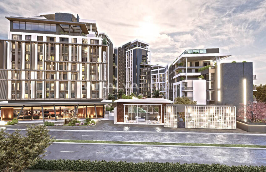 Bijzonder Ontwerp Zeezicht Appartementen In Antalya Aksu 1