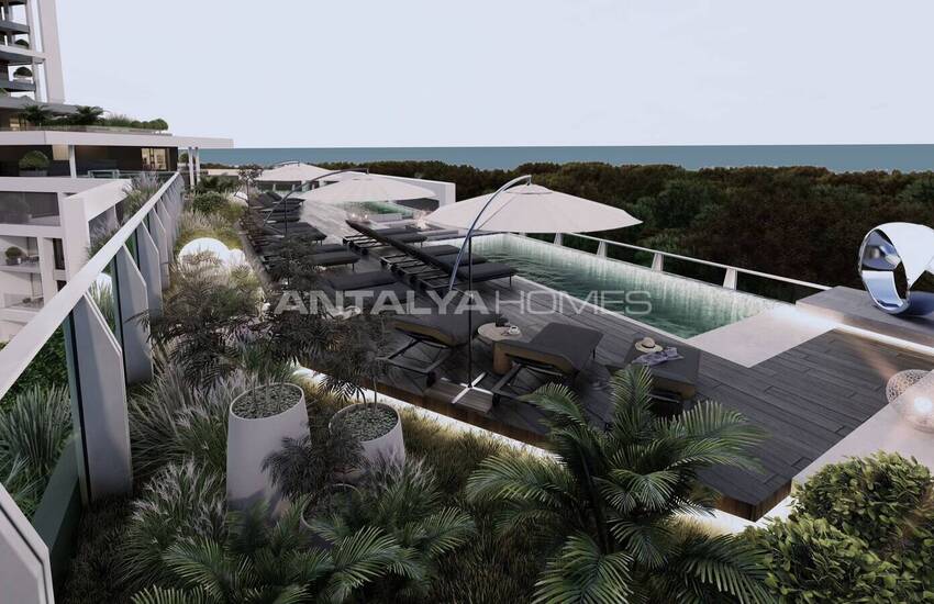 Bijzonder Ontwerp Zeezicht Appartementen In Antalya Aksu 6