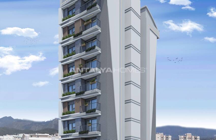 Flats with Parking Lot and Smart Home System in Antalya