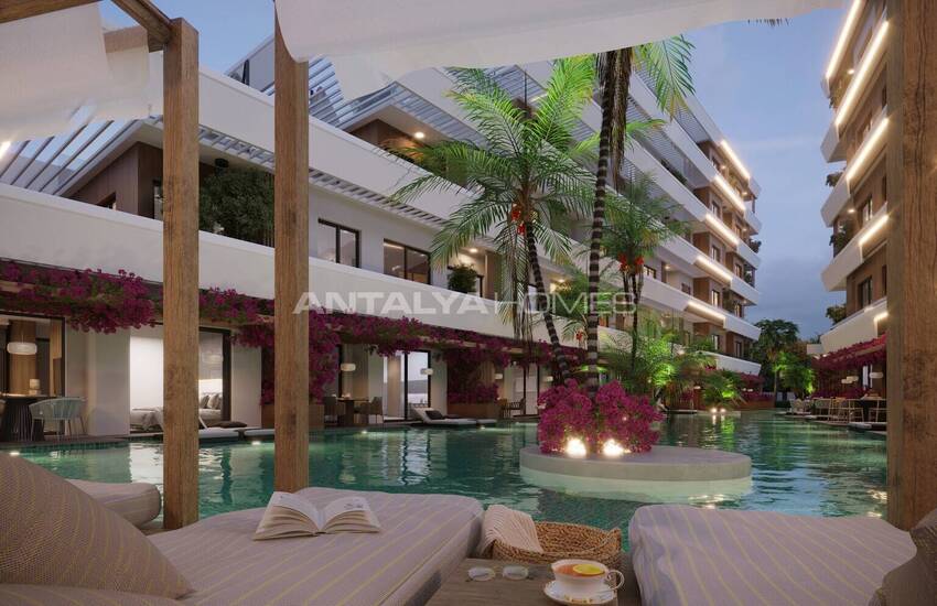 Investment Wohnungen Mit 400 M² Pool In Antalya Aksu 13