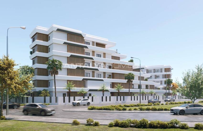 Investment Apartments with 400 M² Pool in Antalya Aksu 3
