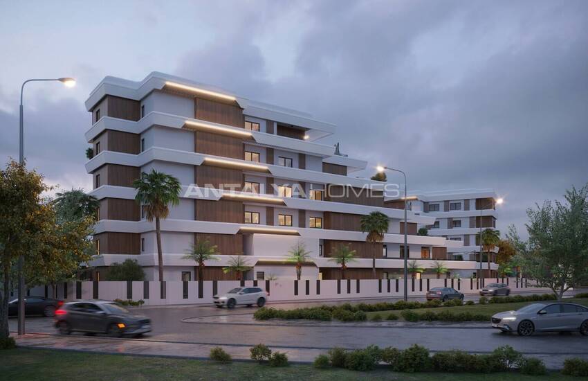 Investment Apartments with 400 M² Pool in Antalya Aksu 6