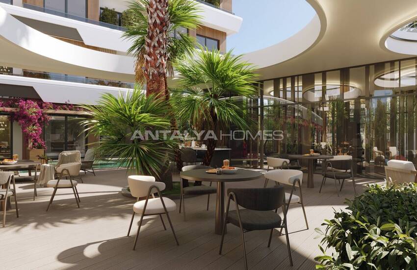 Investment Apartments with 400 M² Pool in Antalya Aksu 11