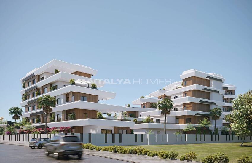 Investment Apartments with 400 M² Pool in Antalya Aksu 1