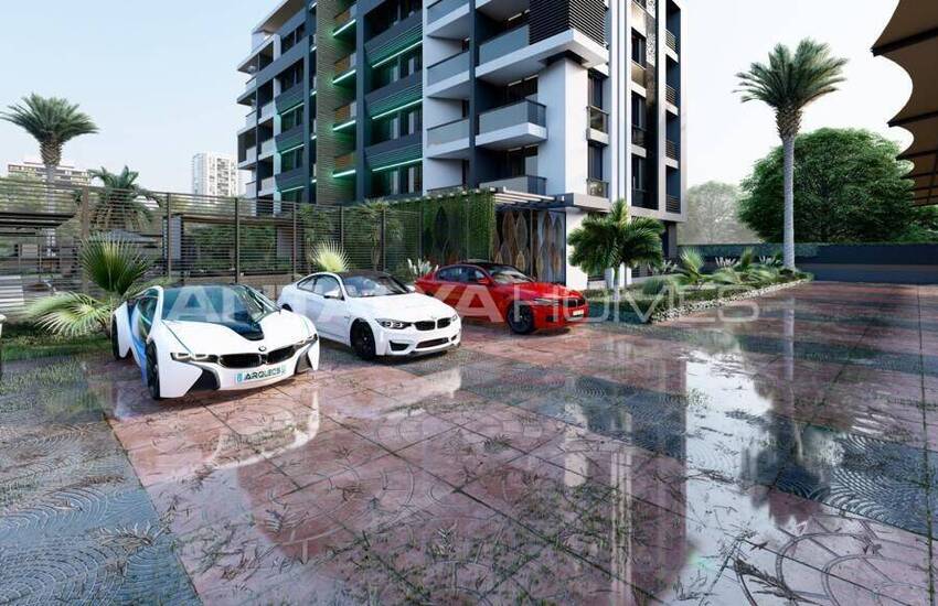 Fastigheter Med Privat Trädgård I Ett Komplex I Antalya Aksu 1