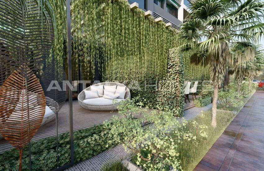 Fastigheter Med Privat Trädgård I Ett Komplex I Antalya Aksu 9