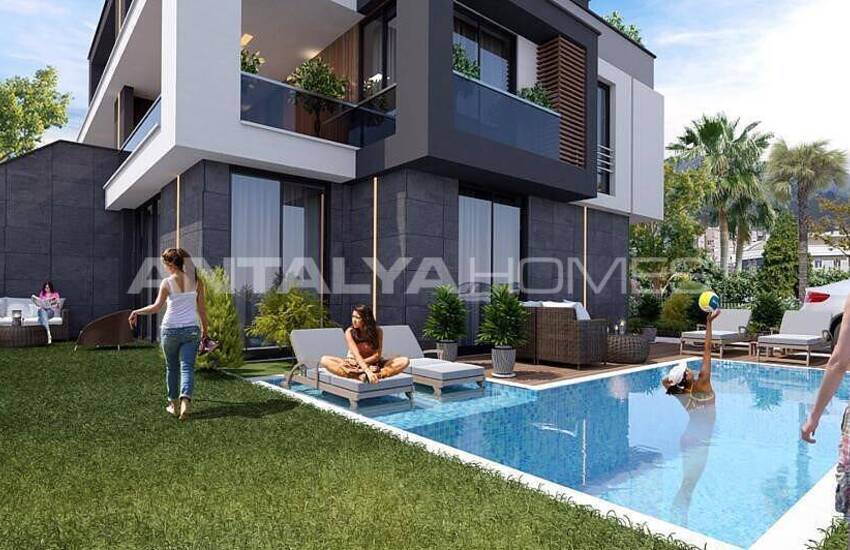 Antalya Döşemealtı'nda Özel Havuzlu İkiz Villalar