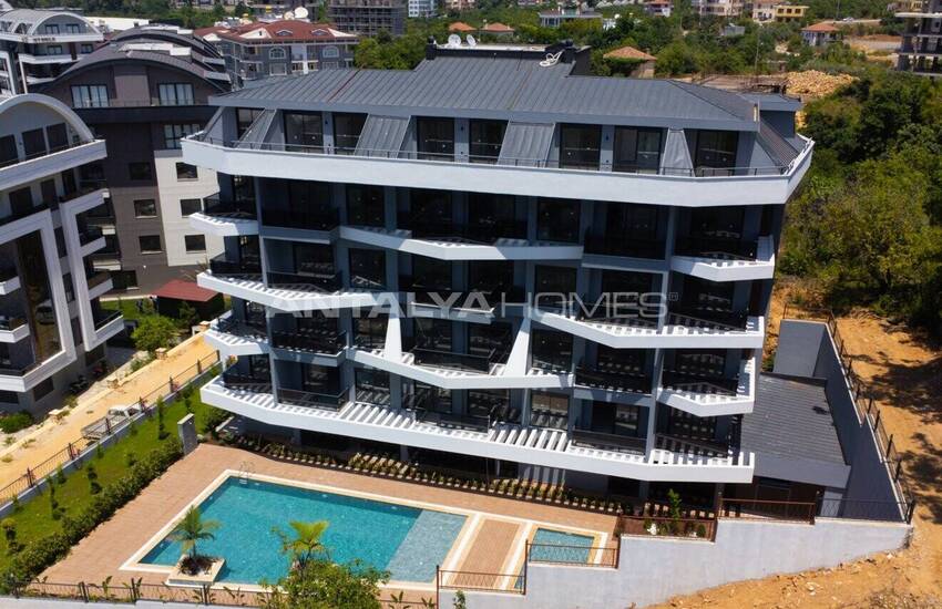 Lägenheter Med Naturutsikt I Komplex Med Pool I Alanya Oba 14