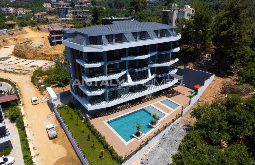 Lägenheter Med Naturutsikt I Komplex Med Pool I Alanya Oba 15