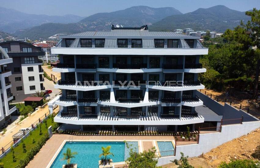 Lägenheter Med Naturutsikt I Komplex Med Pool I Alanya Oba 1