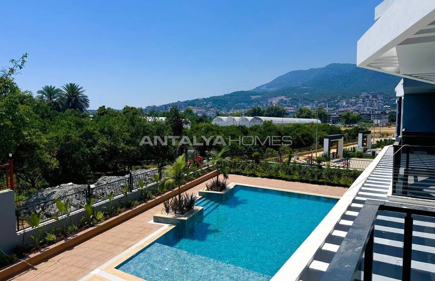 Lägenheter Med Naturutsikt I Komplex Med Pool I Alanya Oba 3