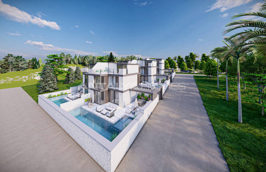 Villa's Met 3 Slaapkamers En Privézwembad In Kalkan Antalya 4