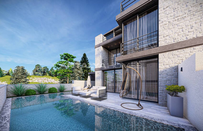 3-bedroom Villas with Private Pools in Kalkan Antalya