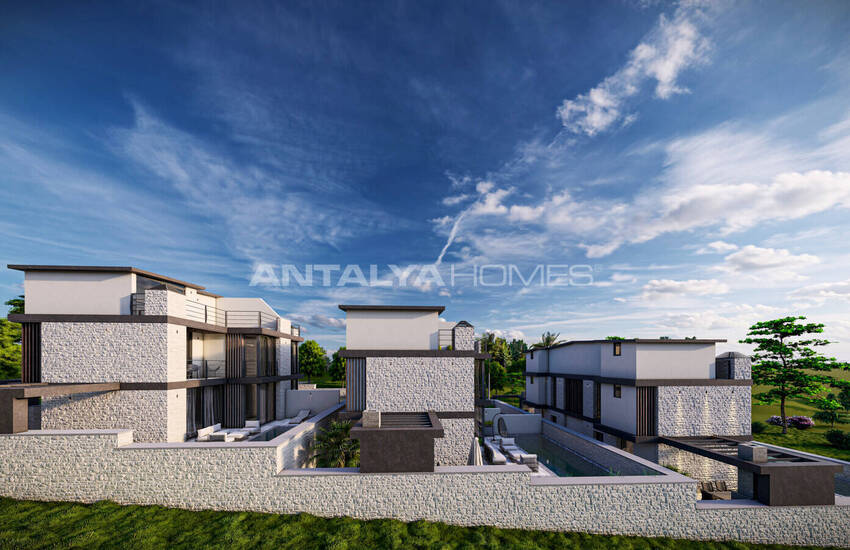 Villa's Met 3 Slaapkamers En Privézwembad In Kalkan Antalya 7