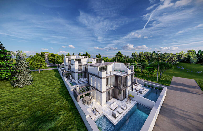 Villa's Met 3 Slaapkamers En Privézwembad In Kalkan Antalya 5