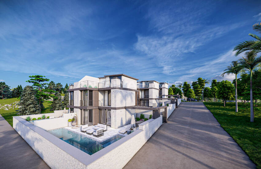 Villa's Met 3 Slaapkamers En Privézwembad In Kalkan Antalya 6