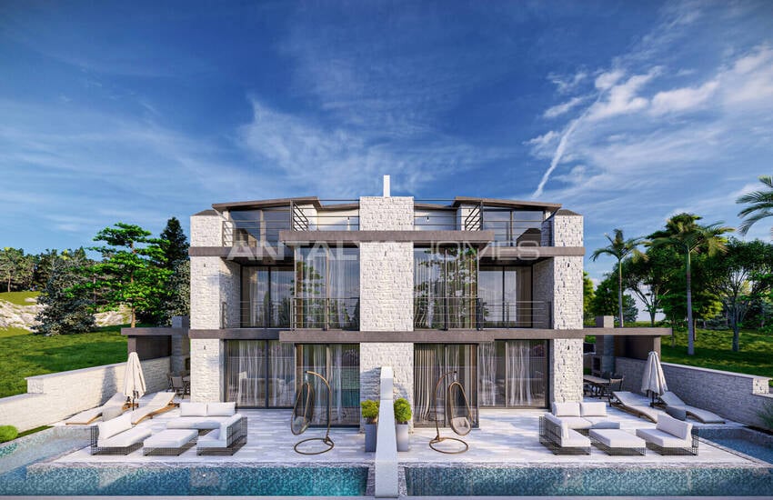 Villa's Met 3 Slaapkamers En Privézwembad In Kalkan Antalya 1