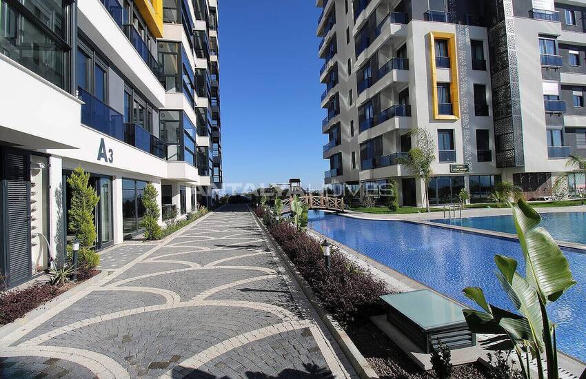 شقة أنيقة في مجمع مطل على المدينة في أنطاليا كيبيز 5