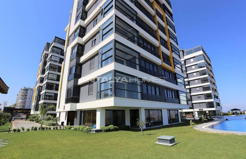 شقة أنيقة في مجمع مطل على المدينة في أنطاليا كيبيز 6