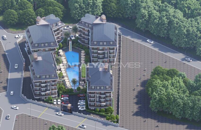 Alanya'nın Yükselen Değeri Oba'da Doğa İle İç İçe Daireler 12