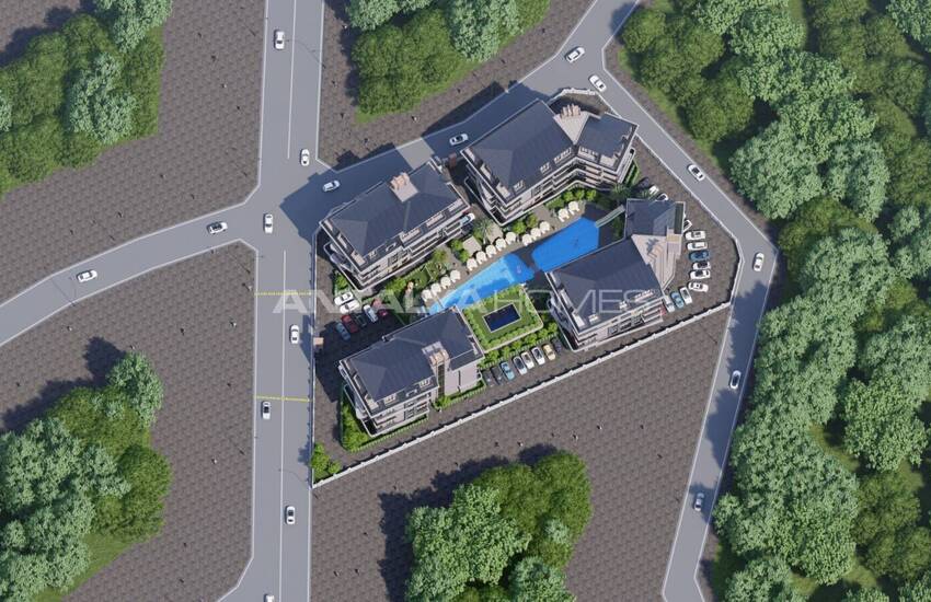 Alanya'nın Yükselen Değeri Oba'da Doğa İle İç İçe Daireler 14