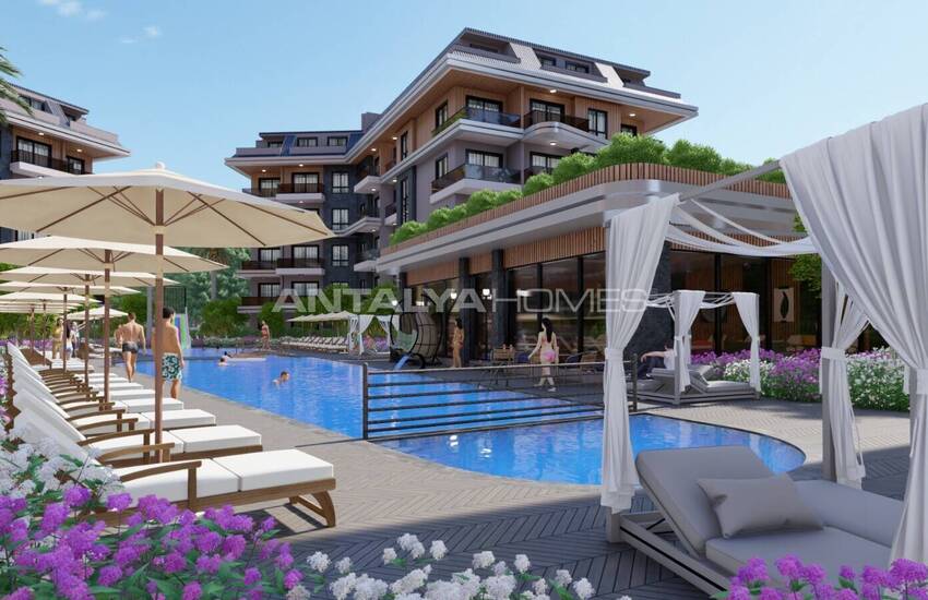 Schicke Wohnungen Verflochten In Der Natur In Alanya Oba 2