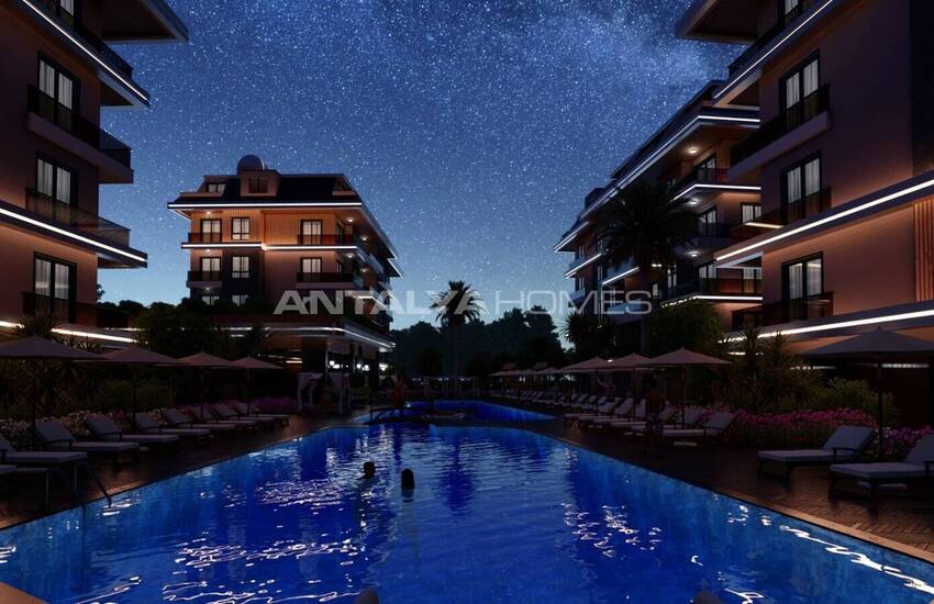 Schicke Wohnungen Verflochten In Der Natur In Alanya Oba 5