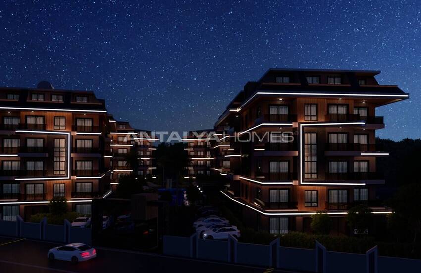 Schicke Wohnungen Verflochten In Der Natur In Alanya Oba 7