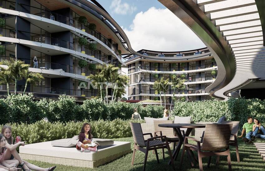 Appartementen Met Zee- En Stadszicht In Alanya Oba 1